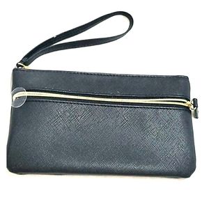 Vegan leather clutch